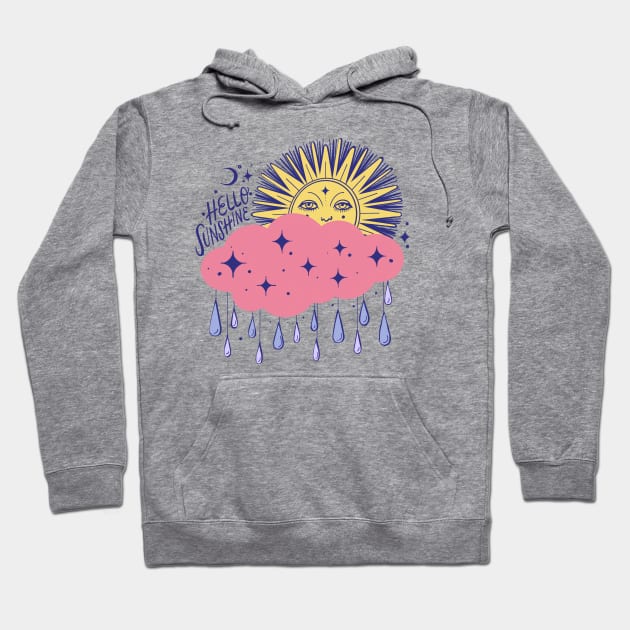 Hello sunshine Hoodie by Paolavk